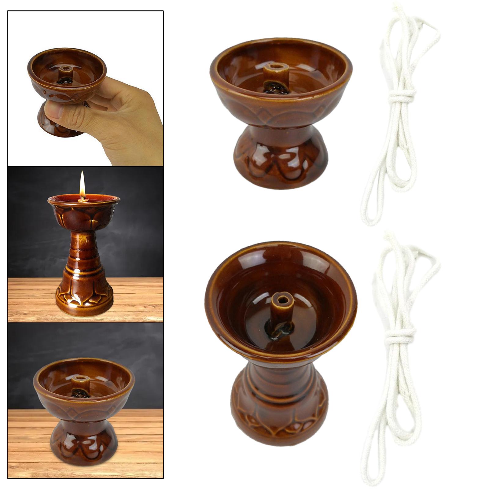 Candle Oil Supplies - Tempat Lilin Mentega, Wadah Lilin Minyak,