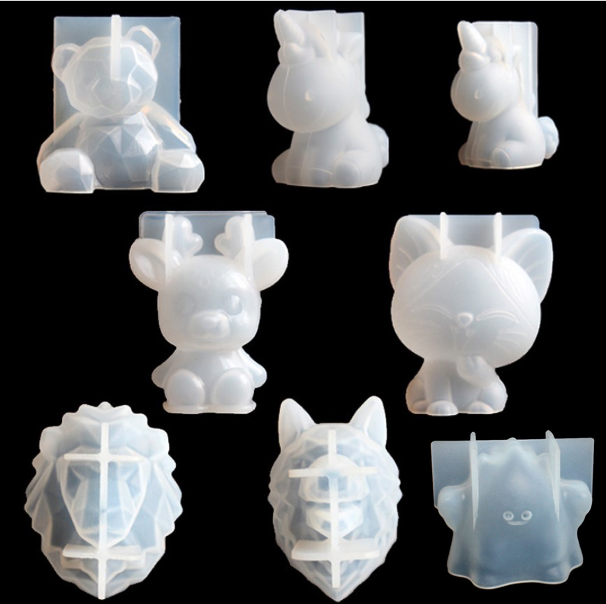 Candle Supplies Wholesale - Transparan Unicorn Silikon Epoxy Resin Cetakan