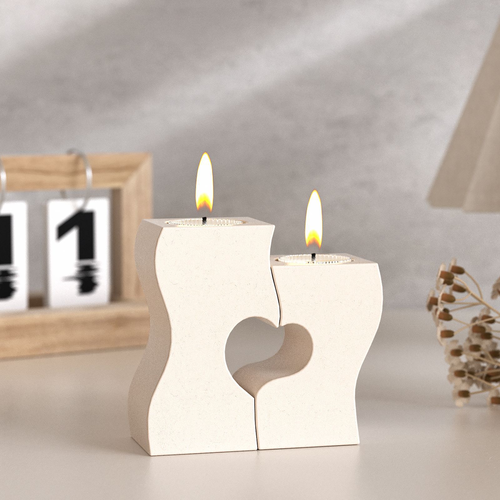 Candle Supplies Wholesale - S Cetakan Silikon Lilin Hati DIY