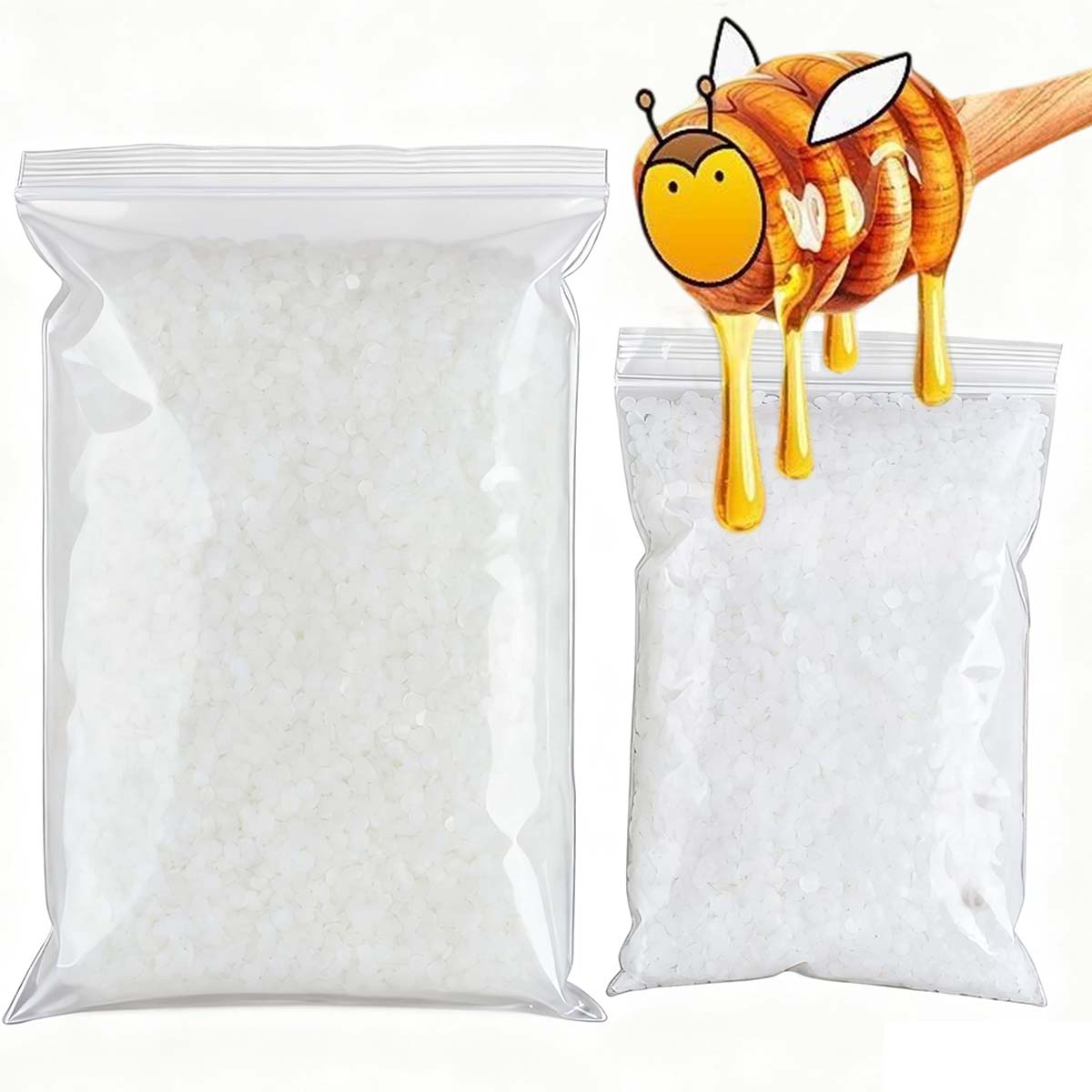 Candle Supplies Wholesale - 200g-1000g Lilin Lebah Putih Murni Alami