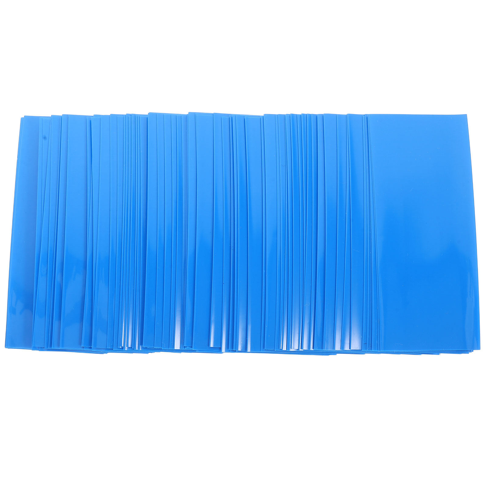 Shrink Sleeve Pvc - 100Pcs Selongsong Isolasi Baterai PVC Biru