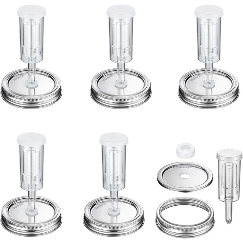 Mason Jar 8Oz - Tutup Fermentasi DTEW Untuk Stoples Mason