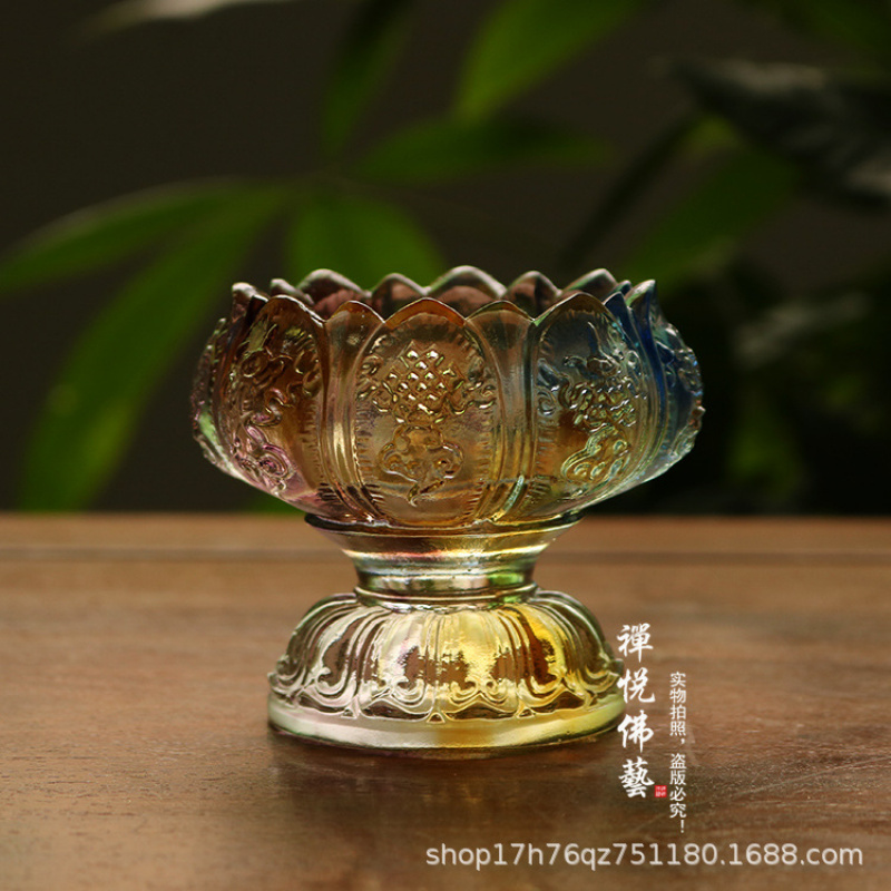 Tempat Lilin Kaca Lotus Kekaya - Candle Oil Supplies ulasan dan harga