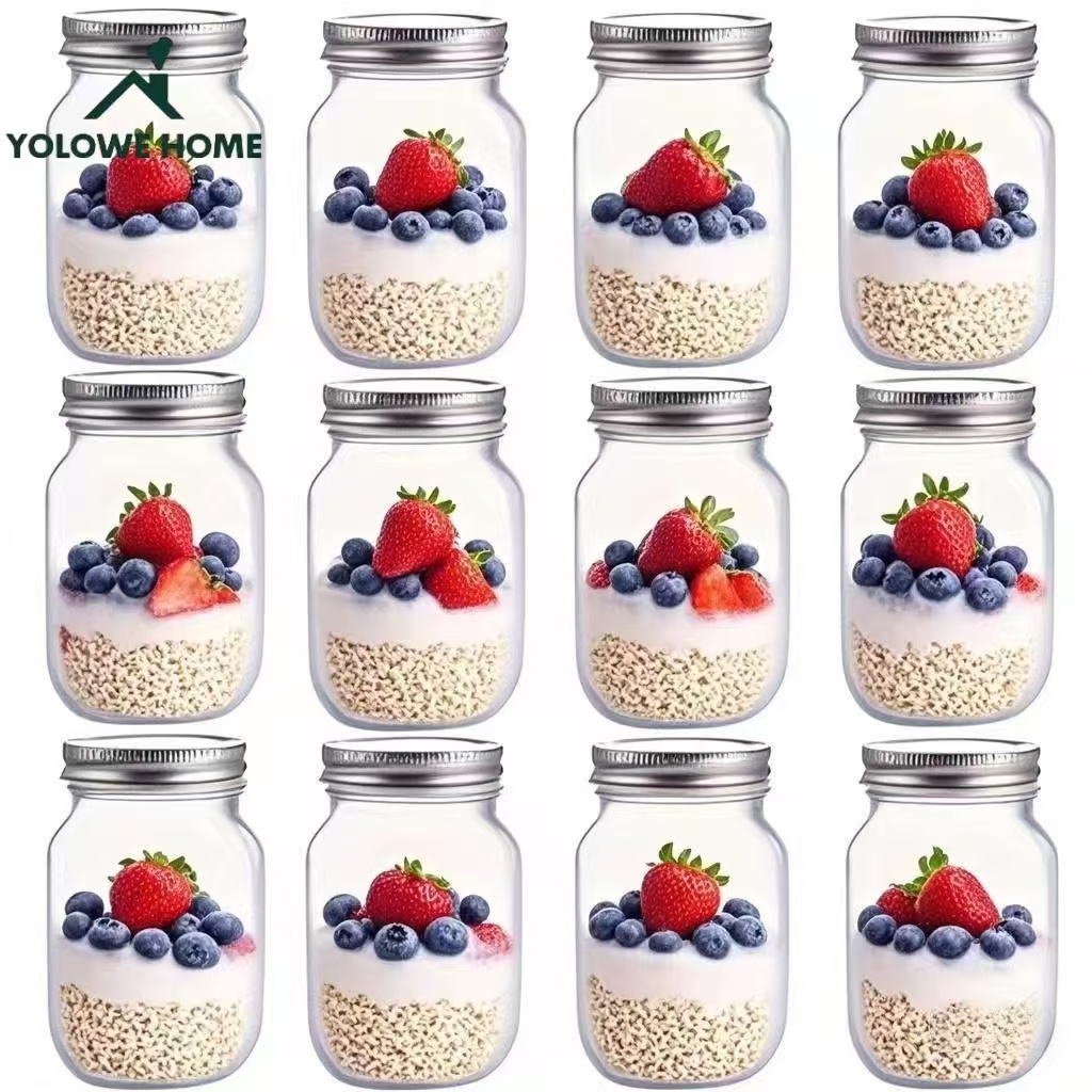 6 Buah, 12 Buah, 500Ml/16Oz, S - Mason Jar 8Oz ulasan dan harga