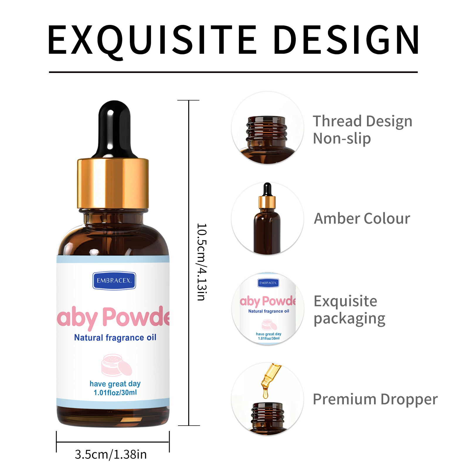 30ml Minyak Wangi Bedak Bayi U - Candle Oil Supplies ulasan dan harga