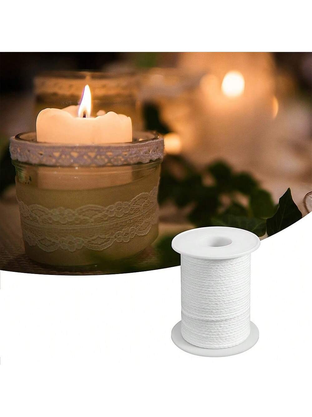 Sumbu Lilin Tanpa Asap Panjang - Candle Oil Supplies ulasan dan harga