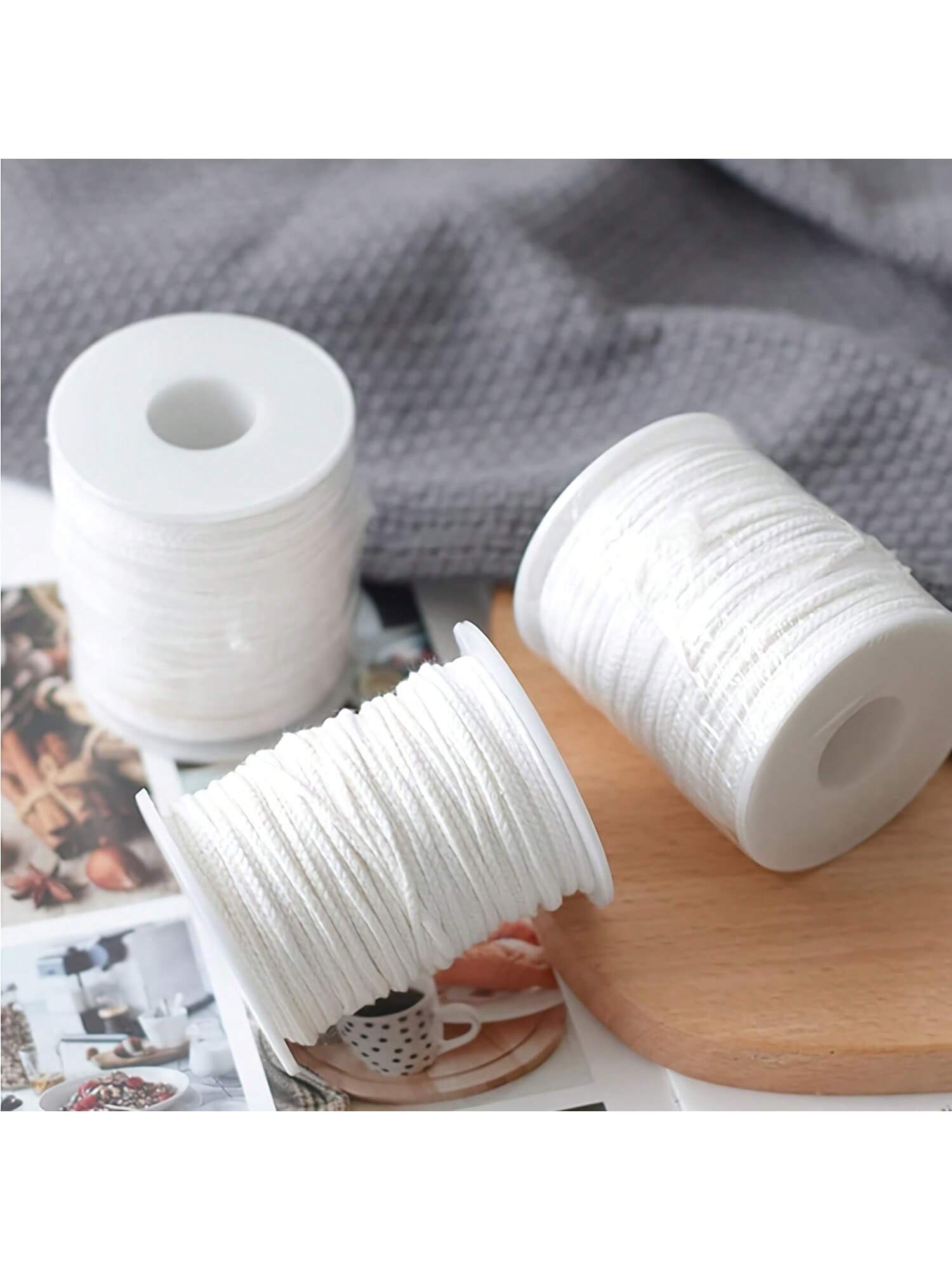 Sumbu Lilin Tanpa Asap Panjang - Candle Oil Supplies ulasan dan harga
