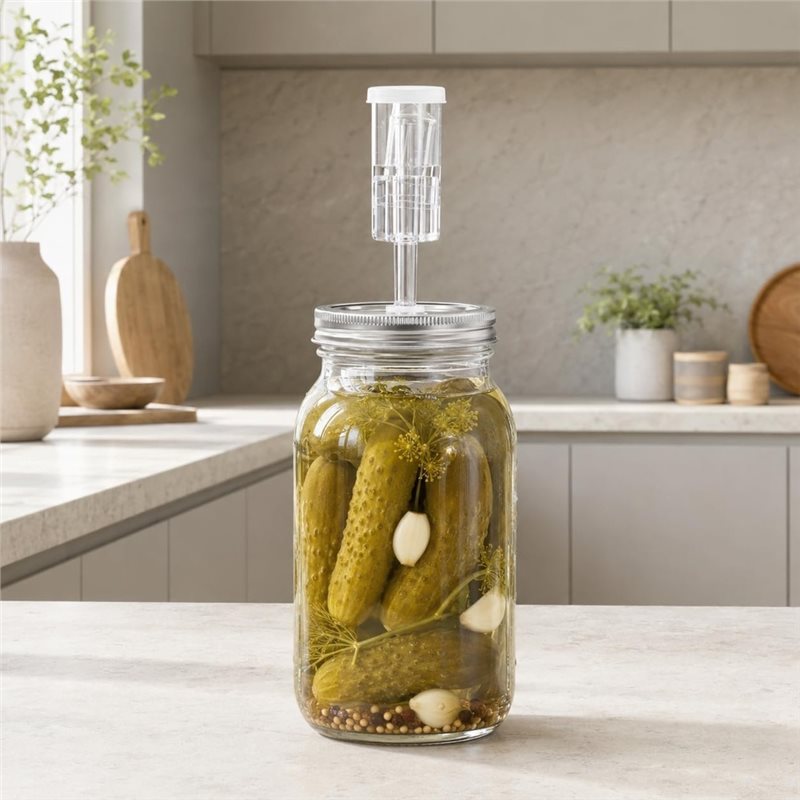 Tutup Fermentasi DTEW Untuk St - Mason Jar 8Oz ulasan dan harga